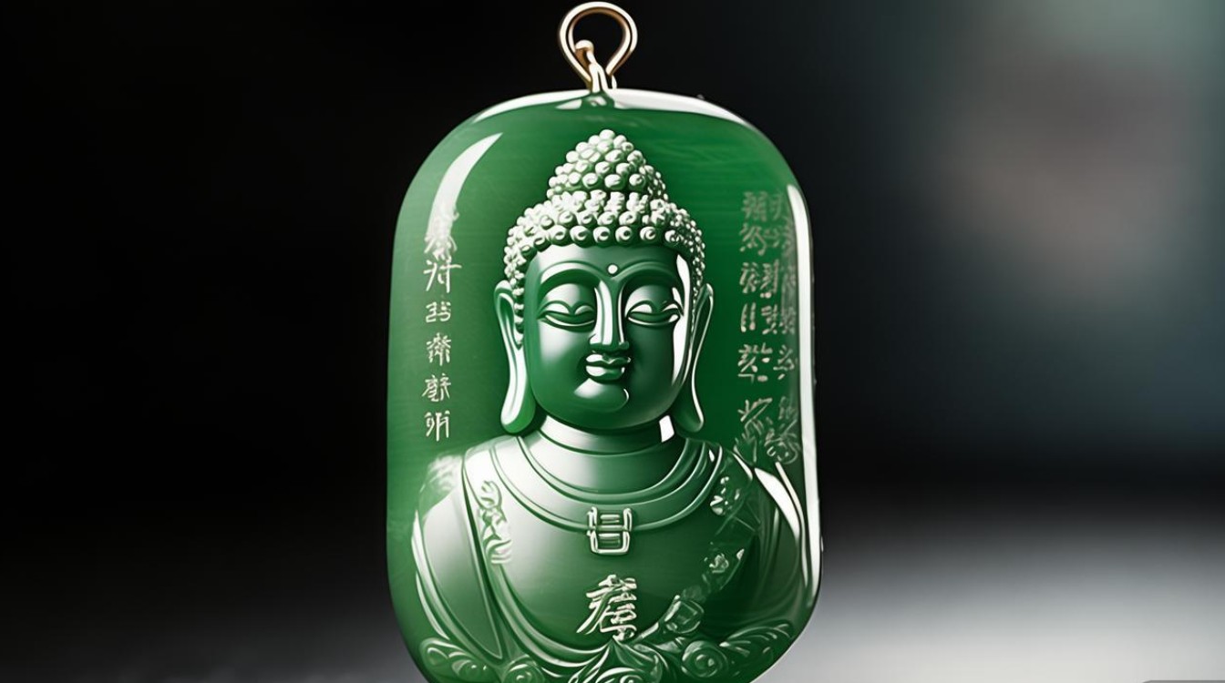佛翡翠挂件的寓意