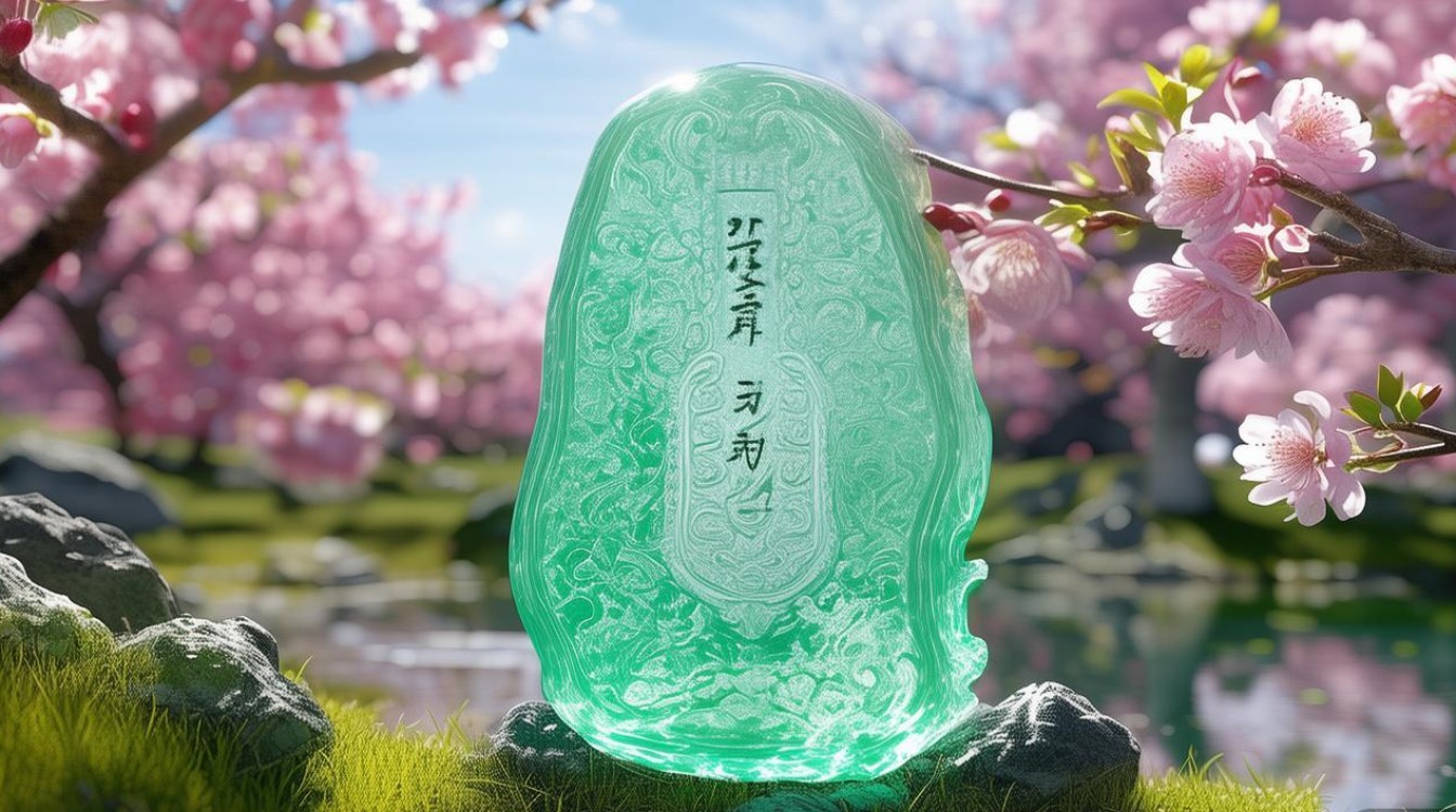 春带彩翡翠寓意