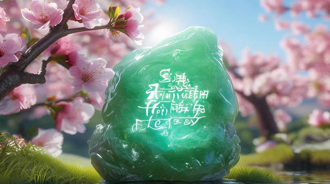 春带彩翡翠寓意