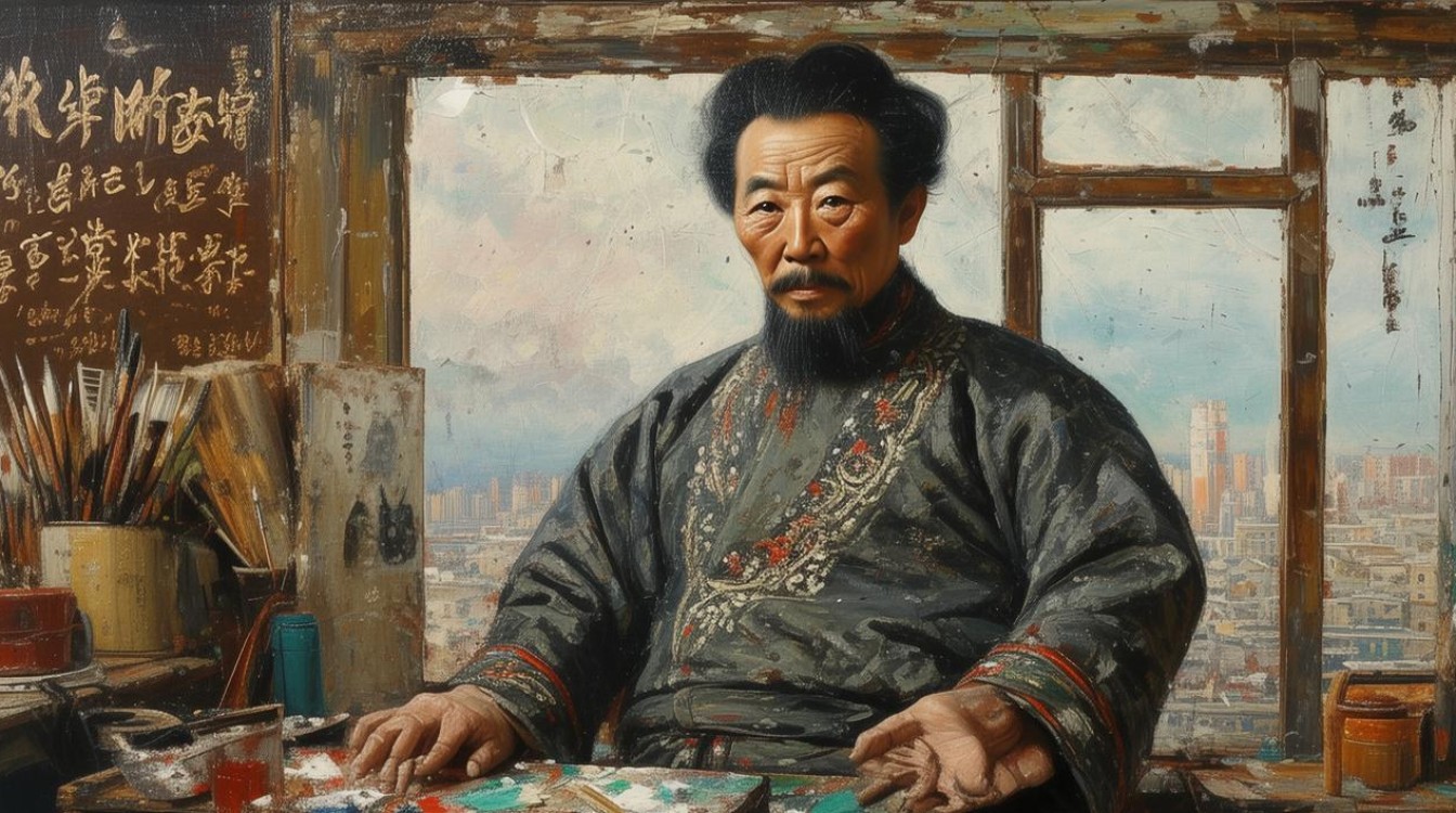 侯油画家
