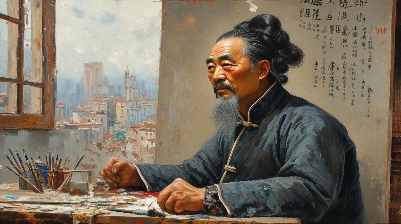 侯油画家