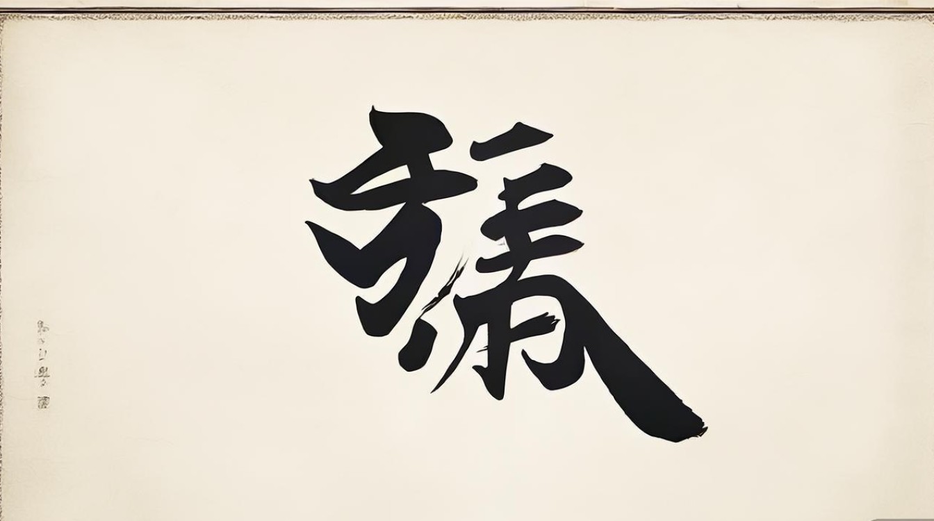 礼字书法作品