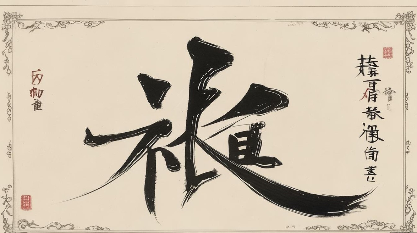 礼字书法作品