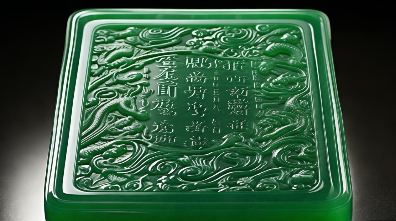 翡翠玉牌图案