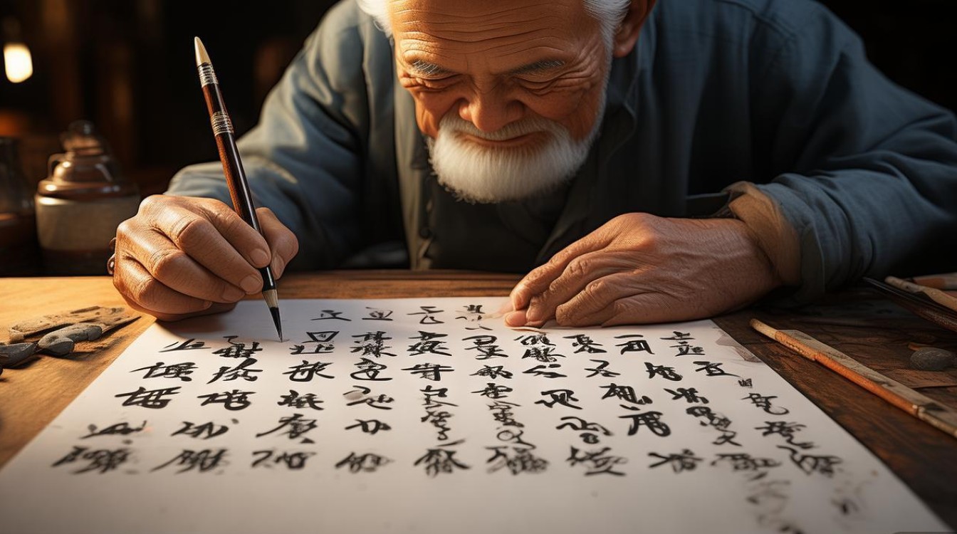 翁图书法家