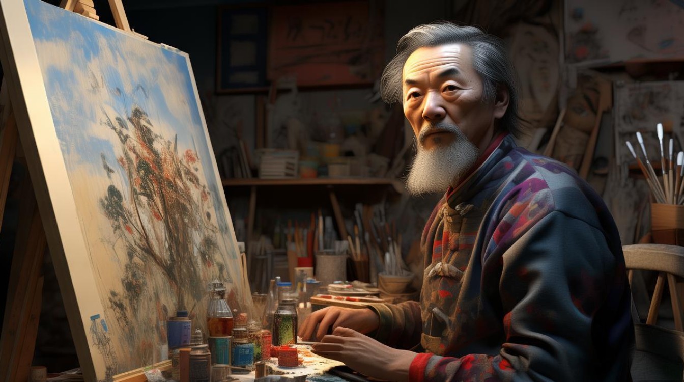 长白书画家