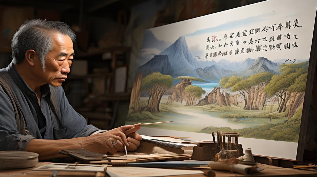 陕西画家洪