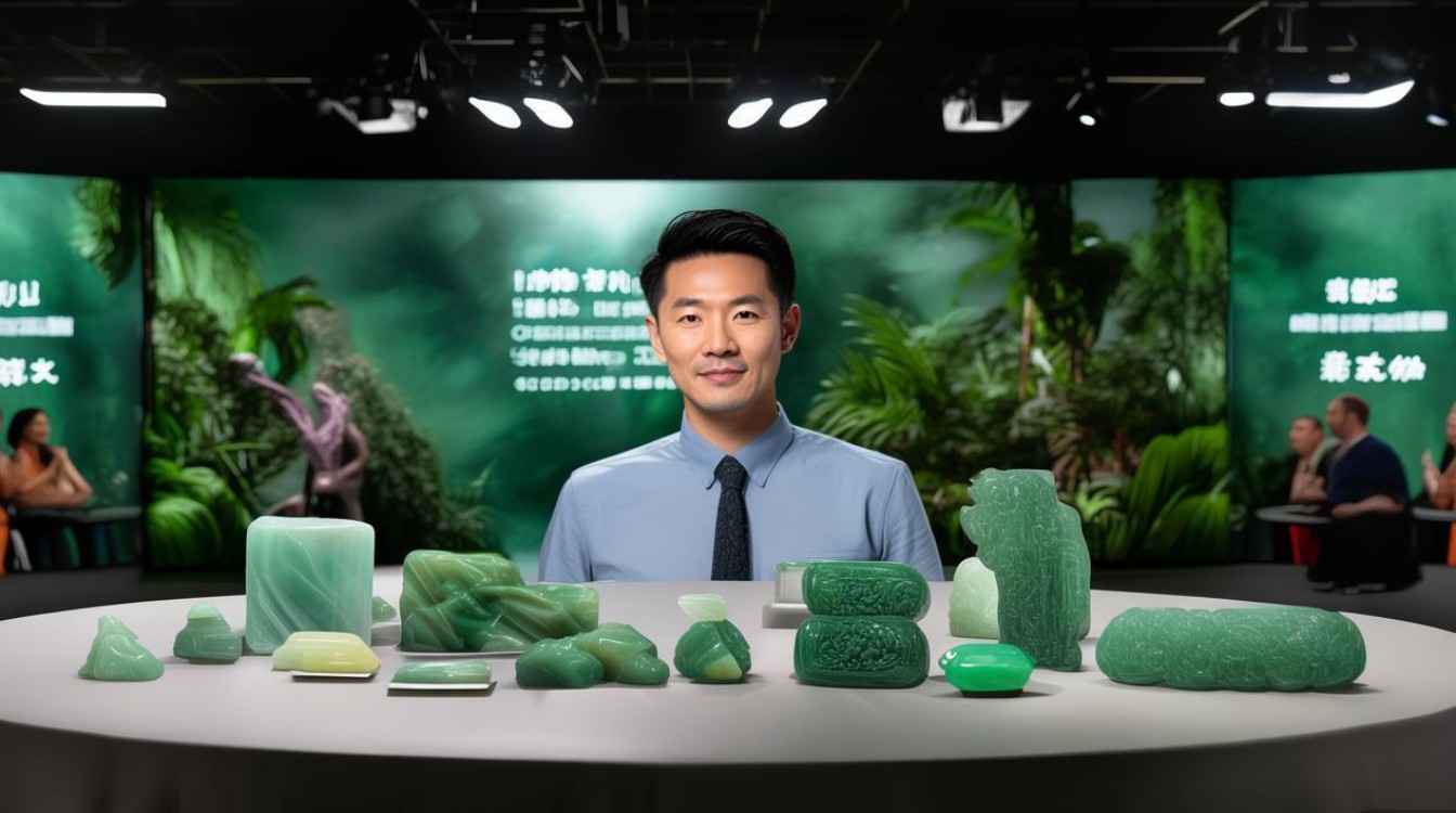网络直播卖翡翠