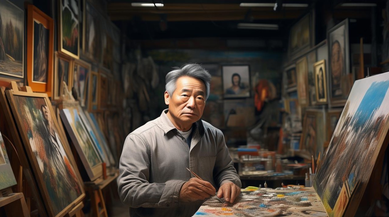 画家欧阳新召