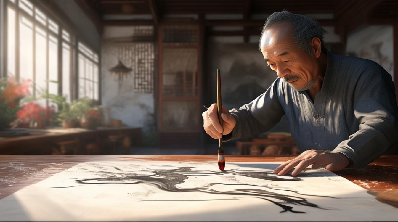 水墨油画家