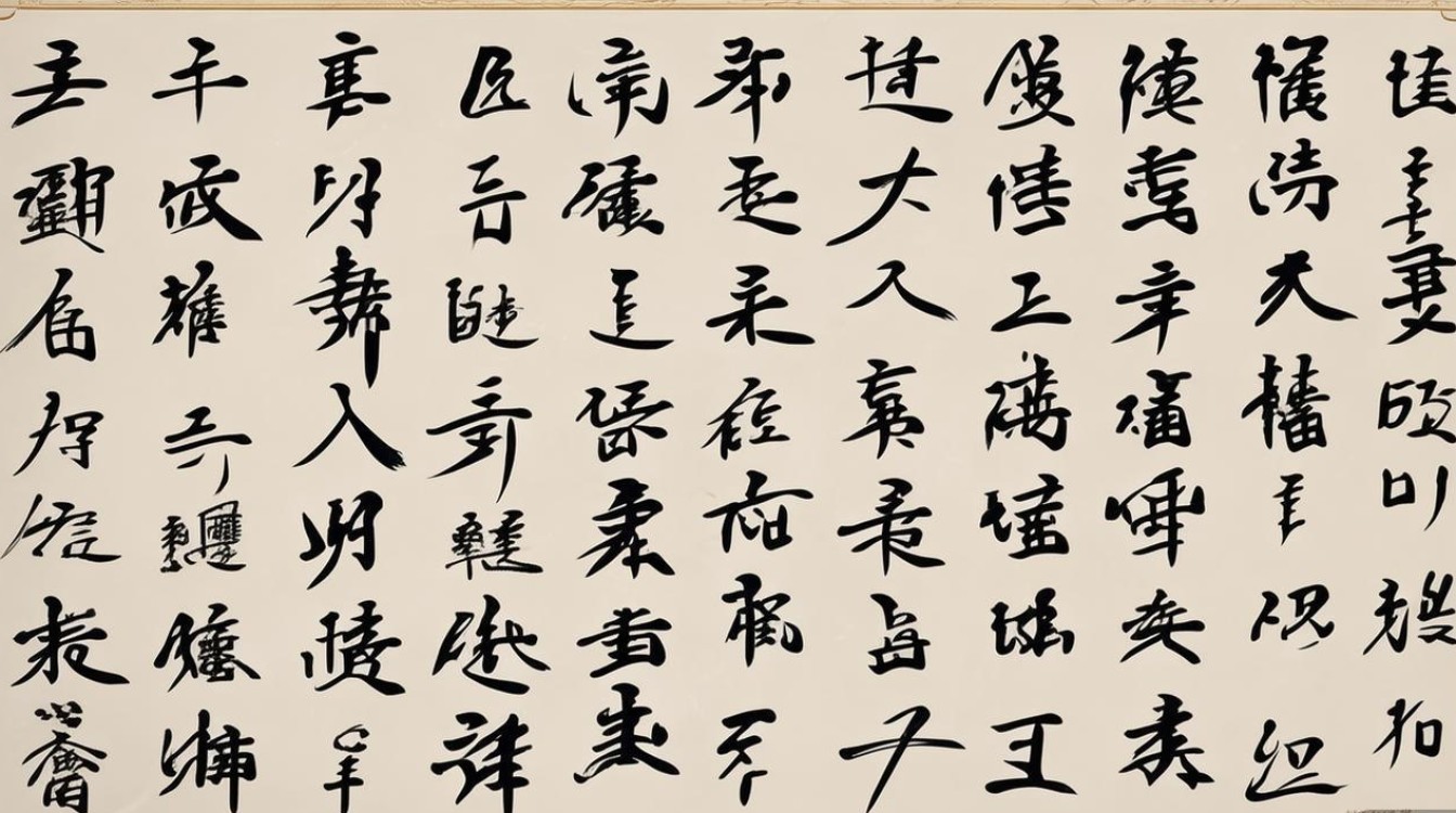 书法百字图