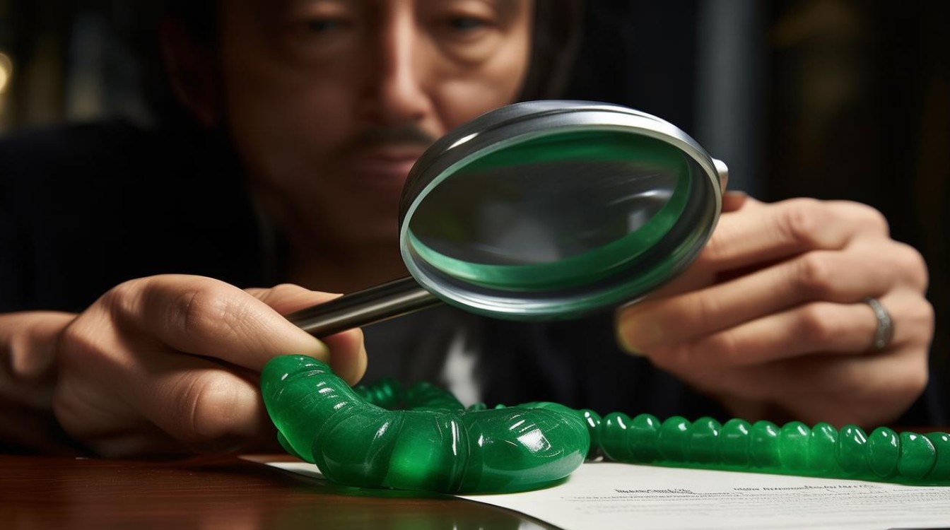 鉴宝 翡翠项链