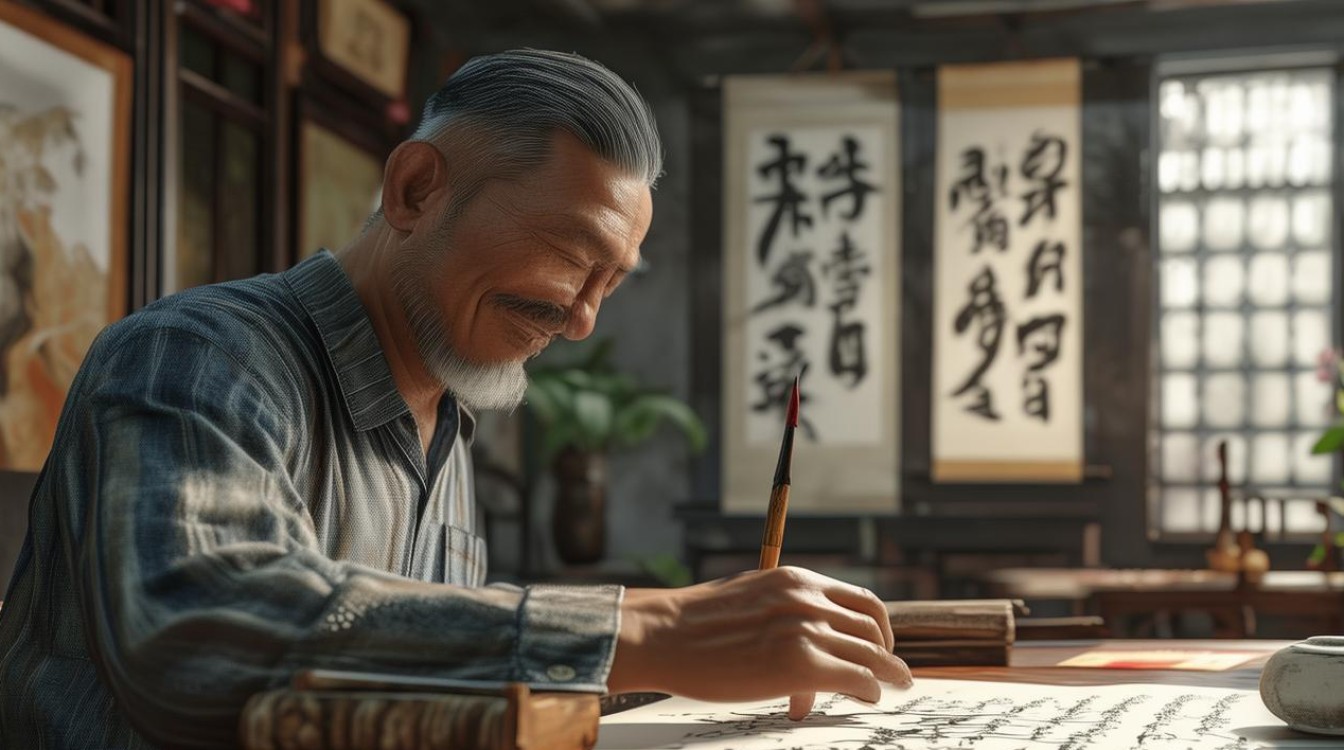 书法家长乐