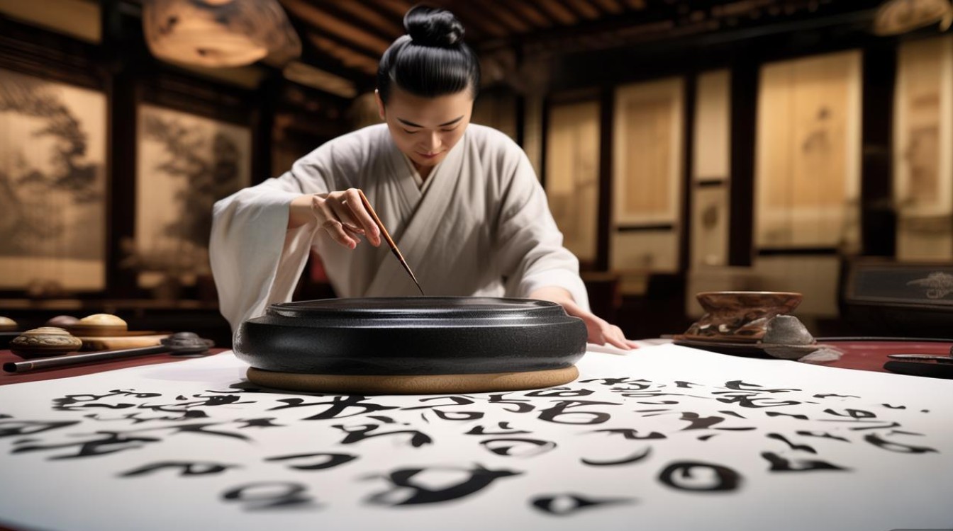 楷书法视频现场挥毫