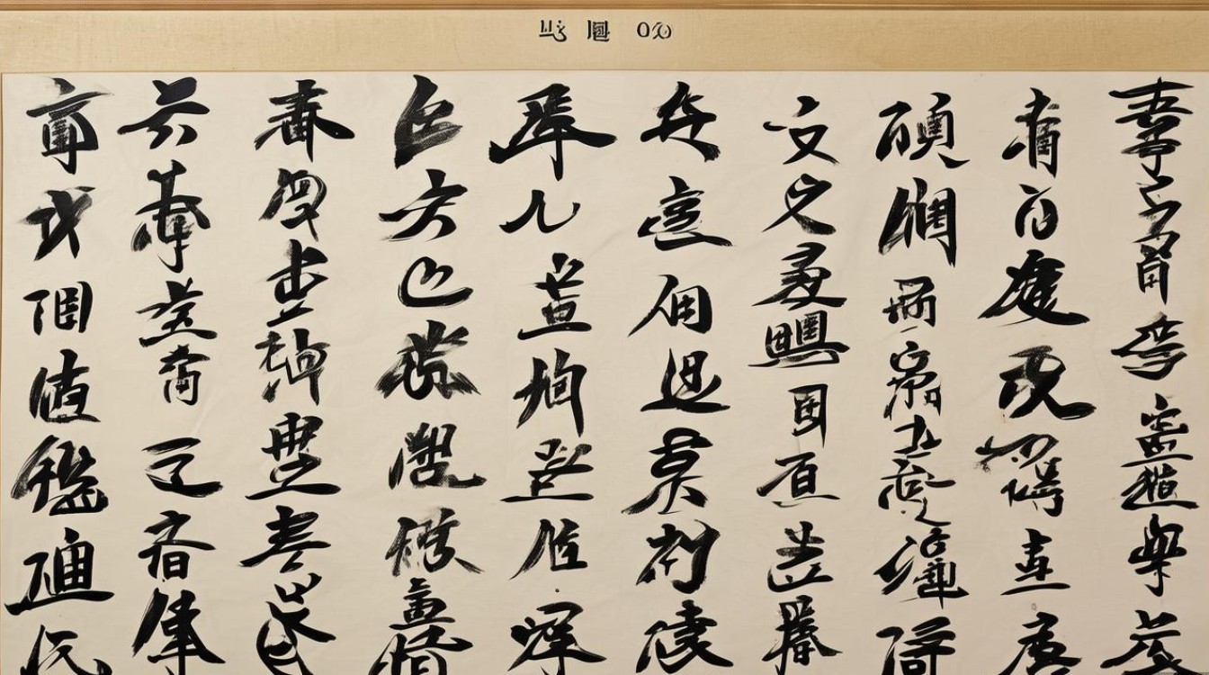 启功书法大图
