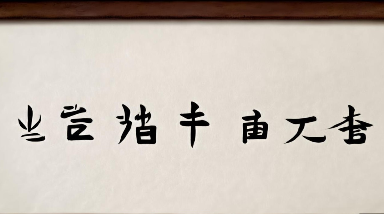 励志书法词