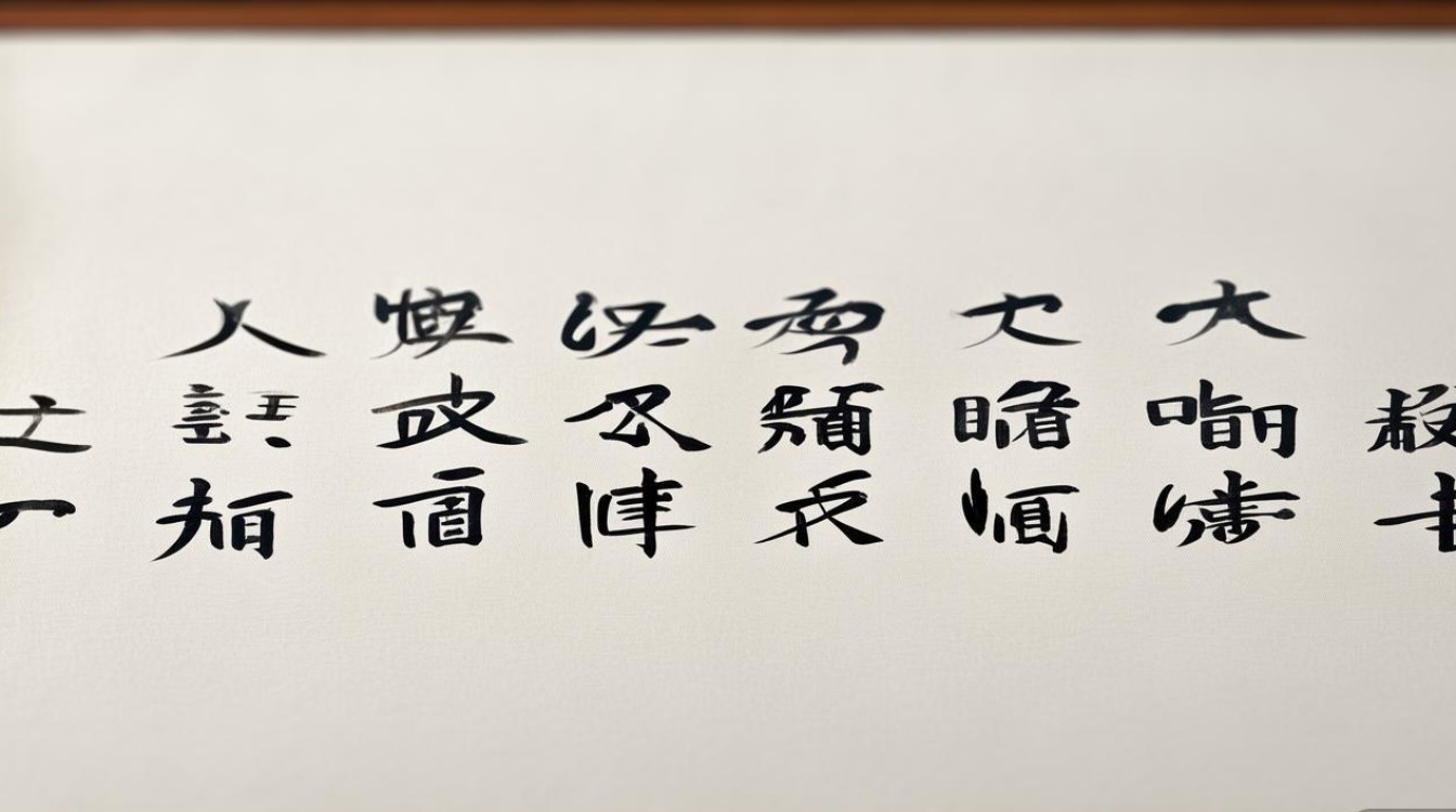 励志书法词