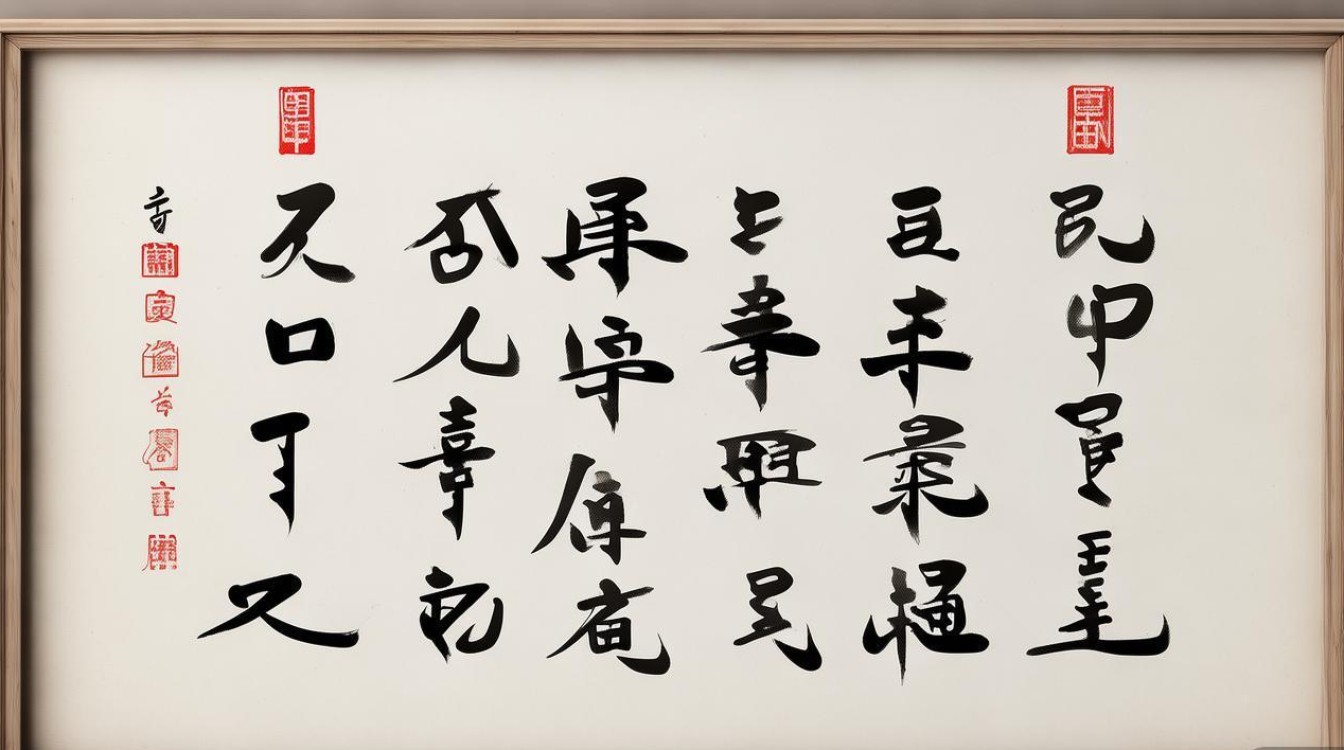 励志书法词