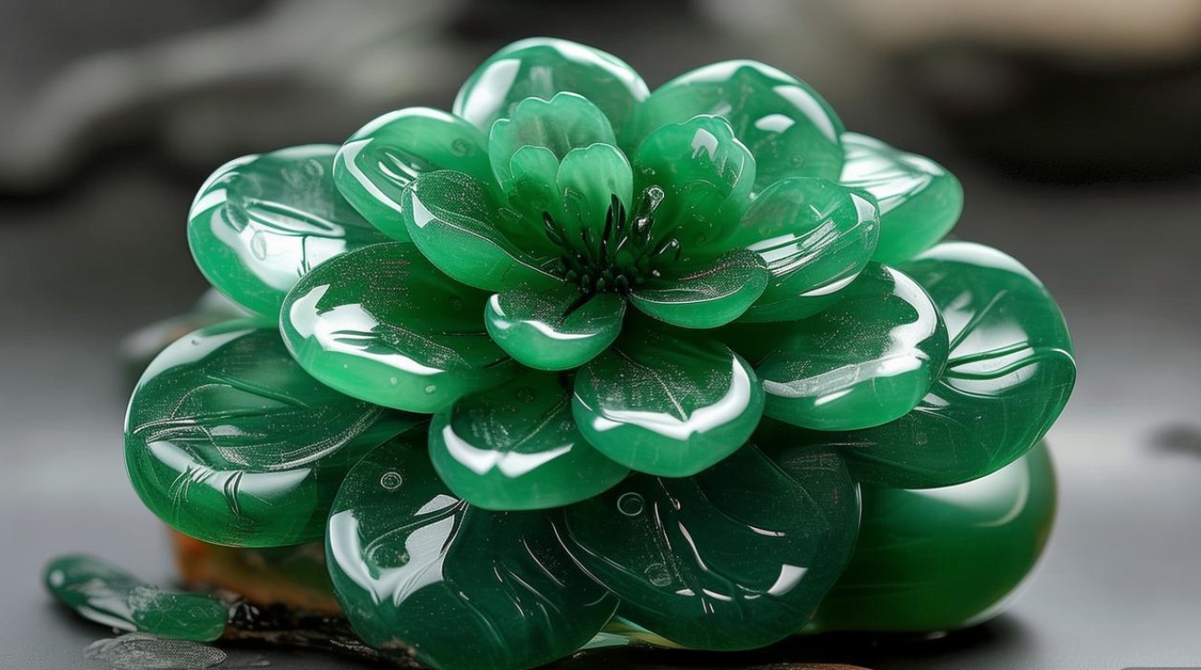 翡翠花件摆件