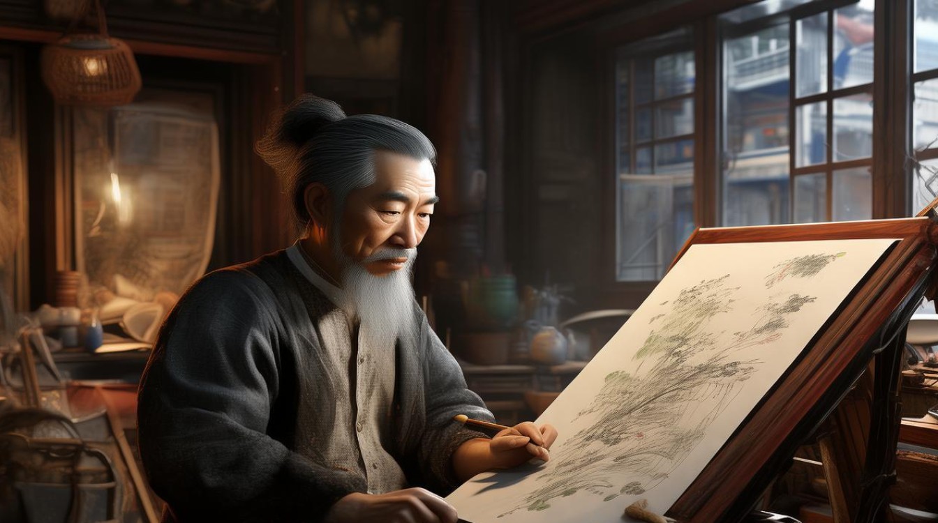 长安画家仁智