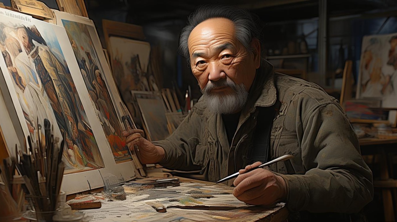 军博画家李