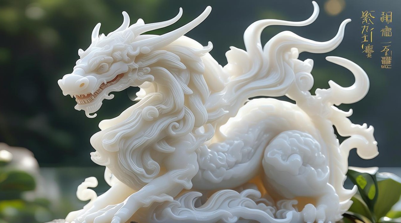 白色翡翠貔貅