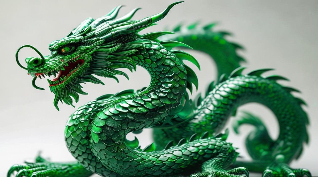 翡翠立体龙