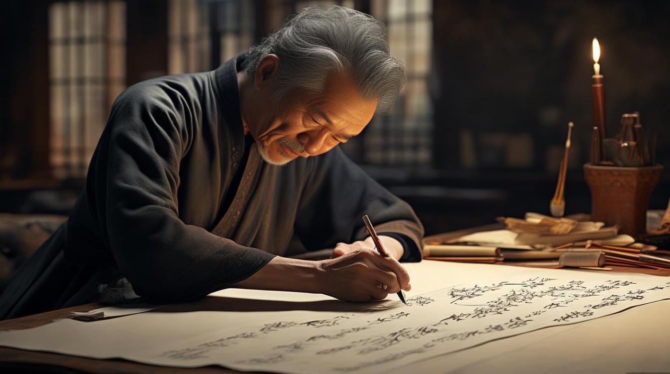 书画家晚成