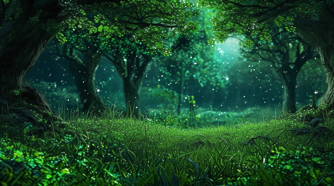 夜间 翡翠