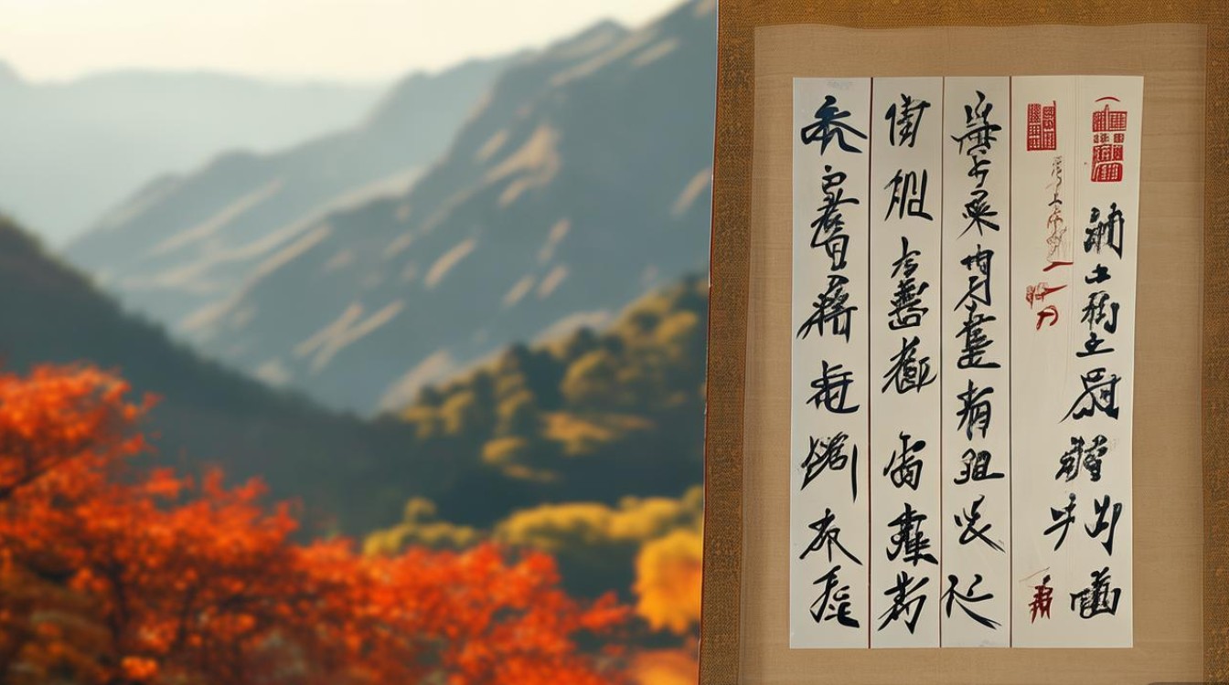 山枫书法价格