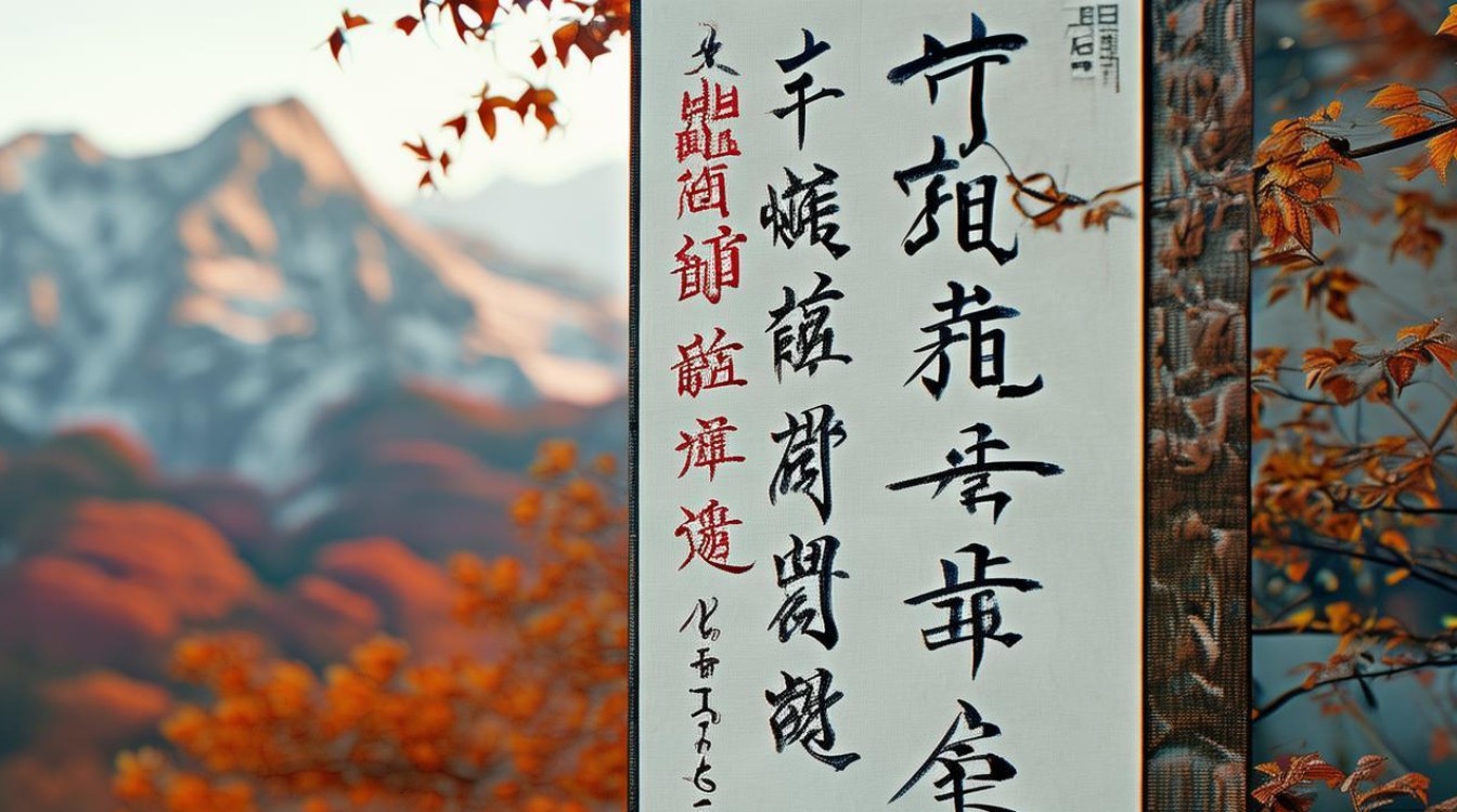 山枫书法价格