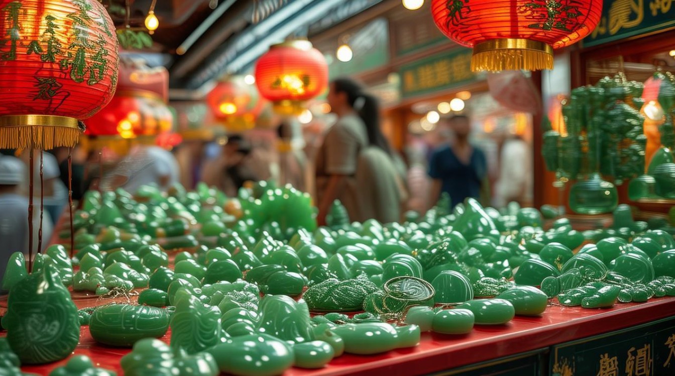 翡翠饰品的主要集散地