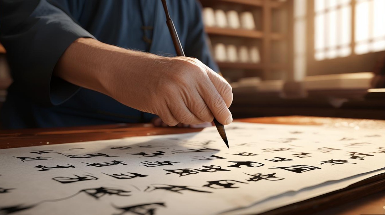 限字的书法