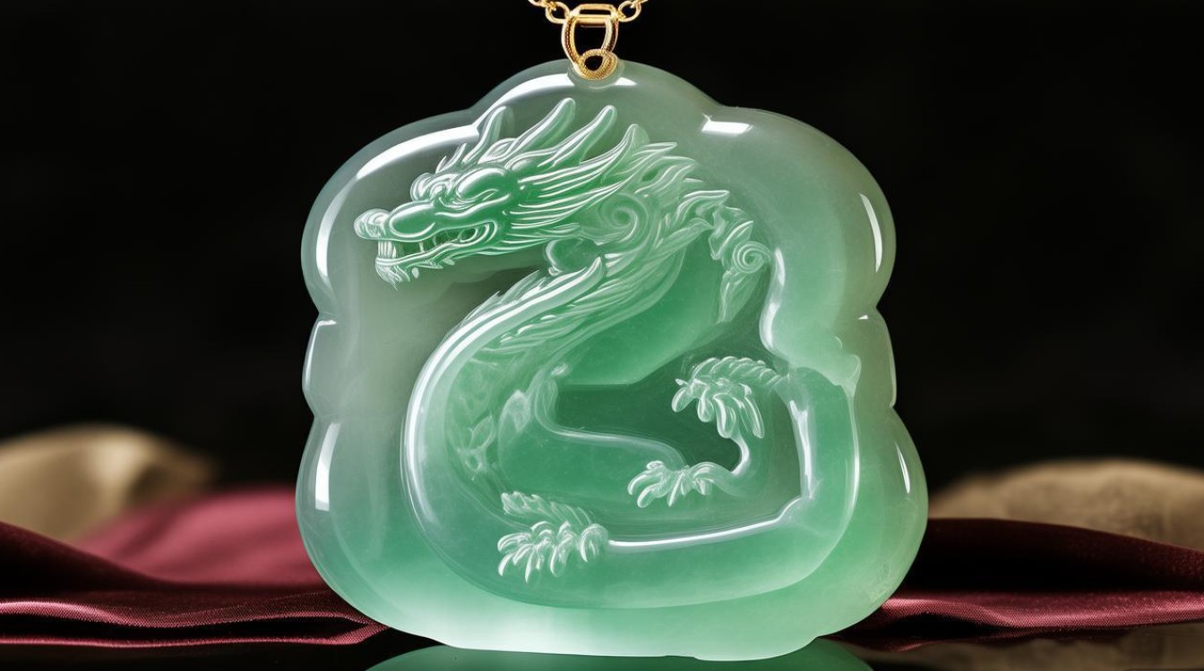 翡翠冰种龙牌价格