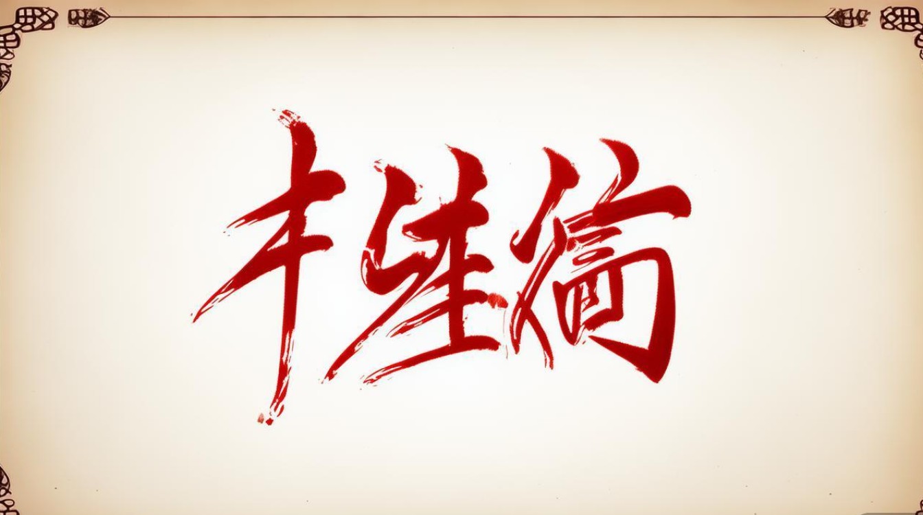 名人书法福字