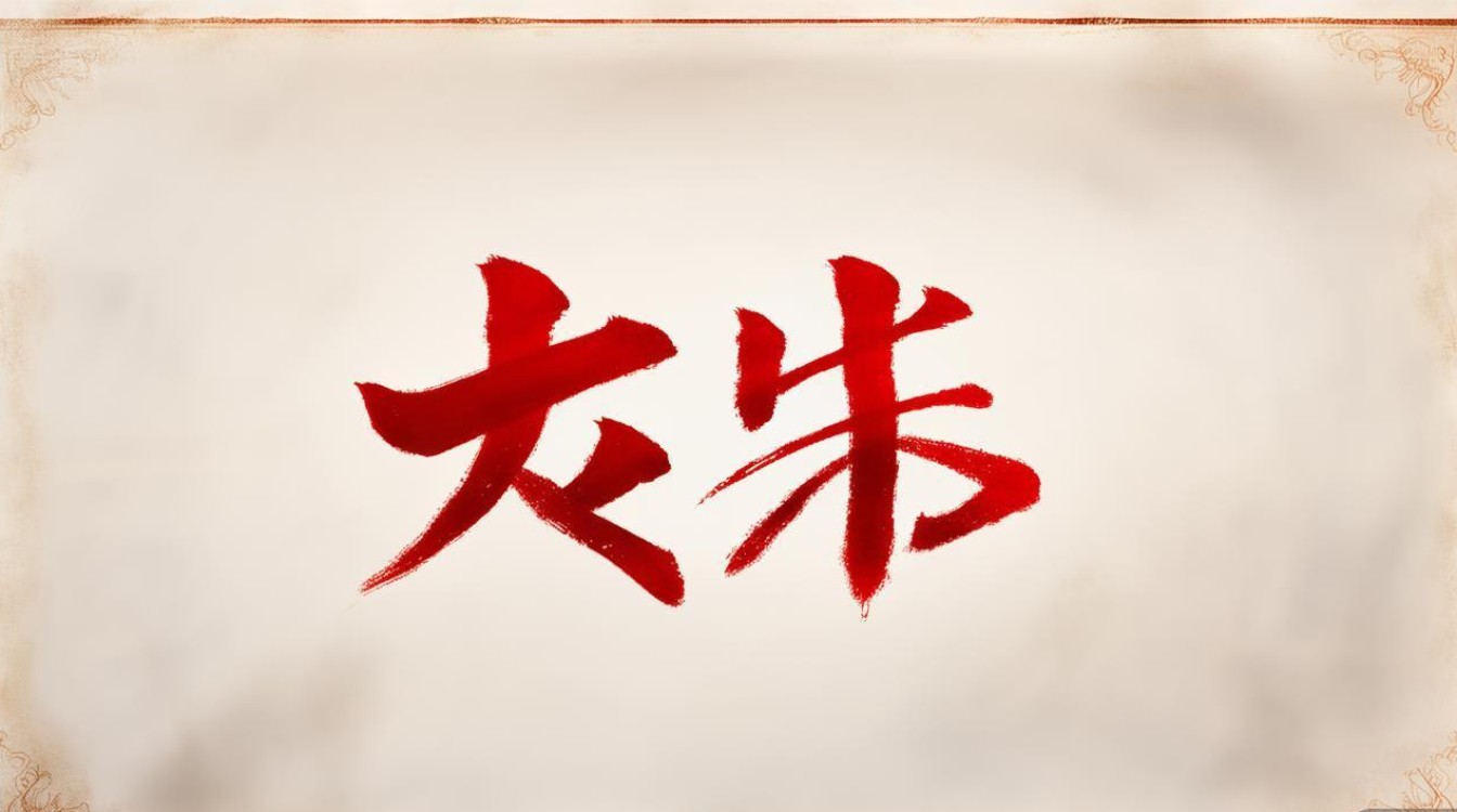 名人书法福字