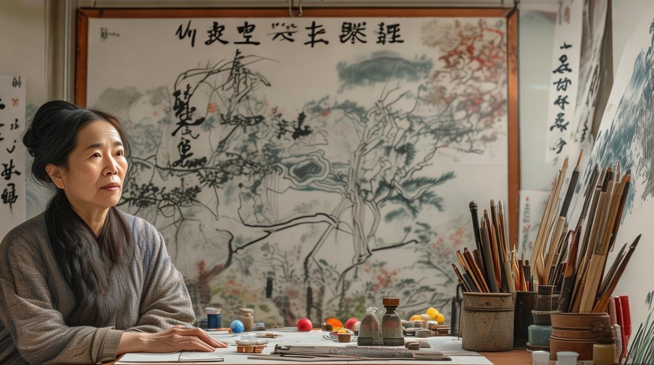国画家李颖