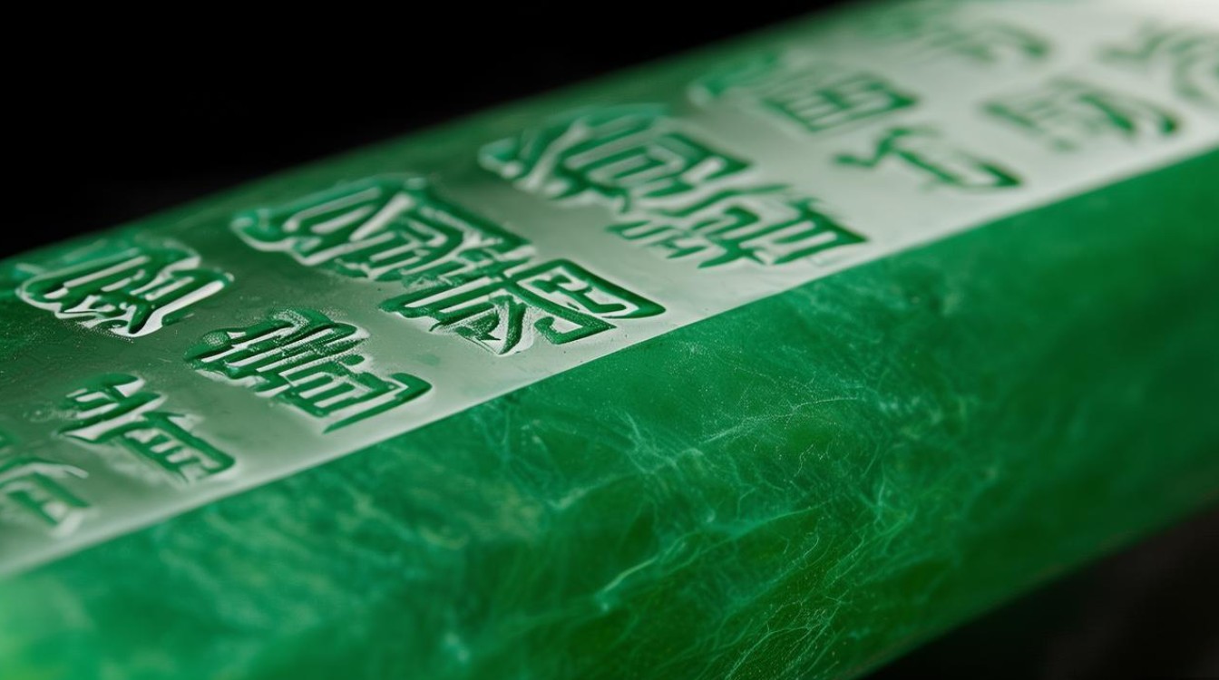 抛光粉上色翡翠