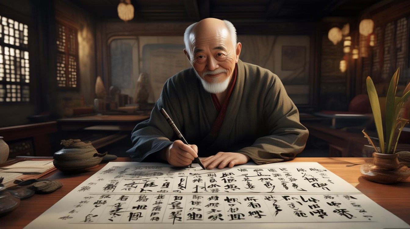 观山老师书法