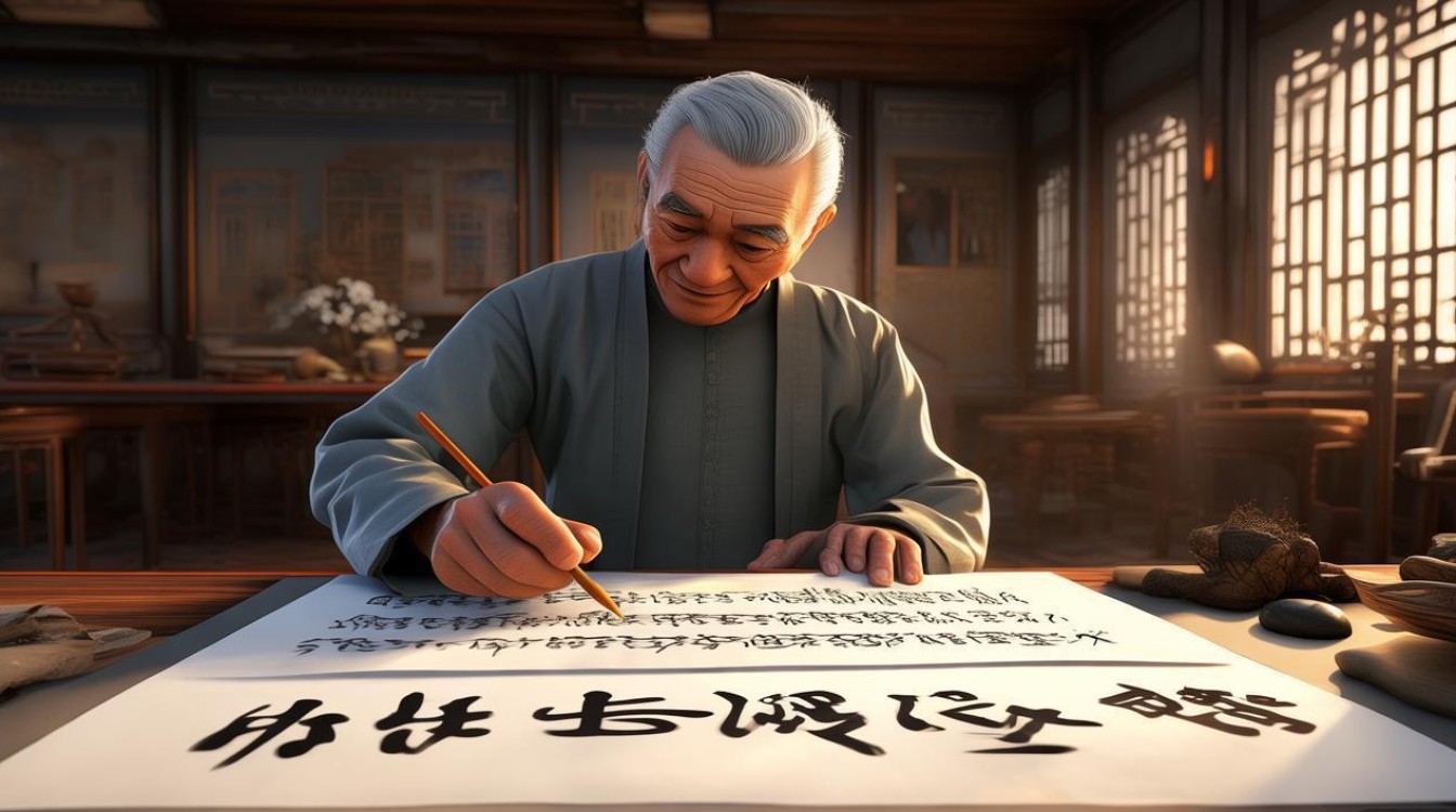 观山老师书法