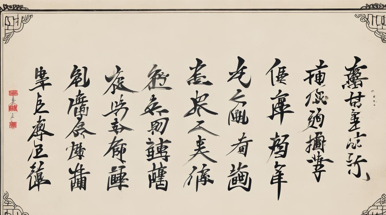 鲍梅峥书法