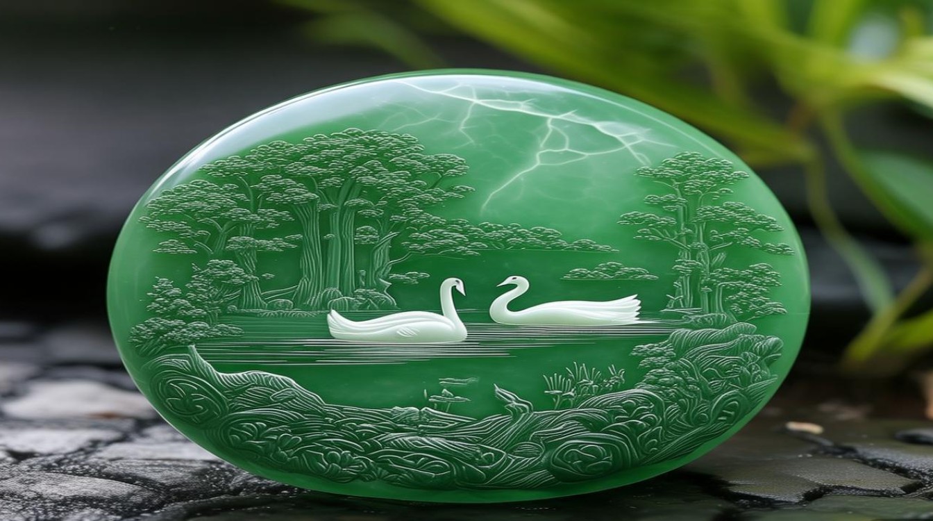 翡翠车挂的寓意