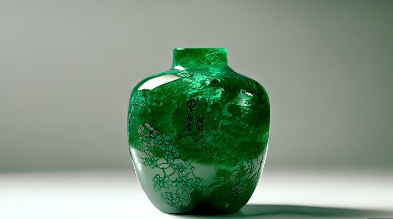 翡翠绿飘花