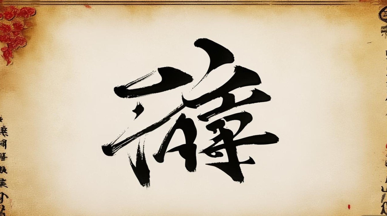 沁字的书法