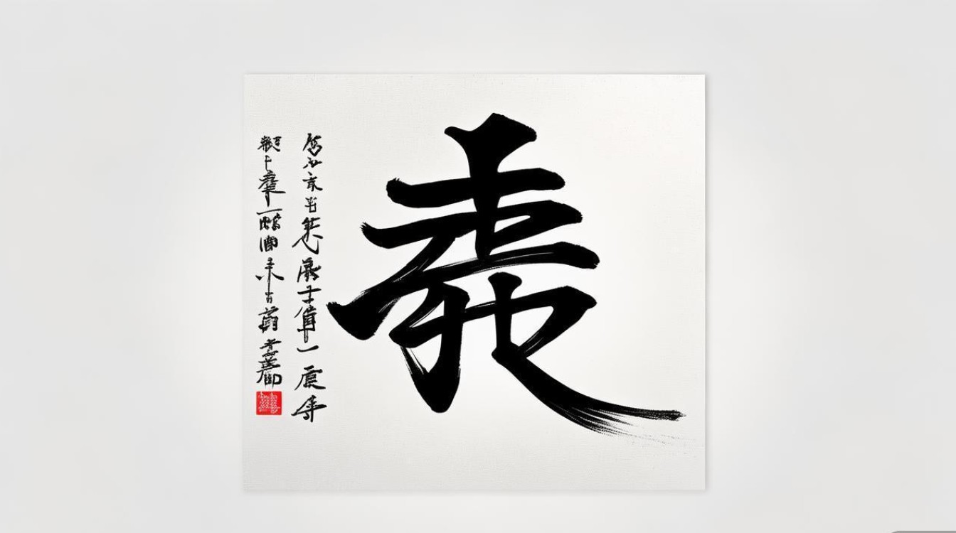 檀字的书法