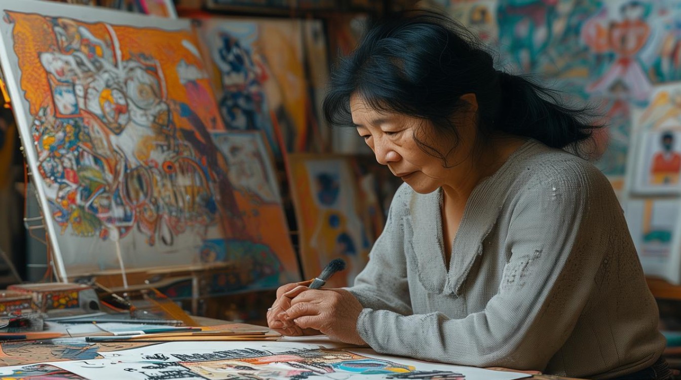 画家宫心玲