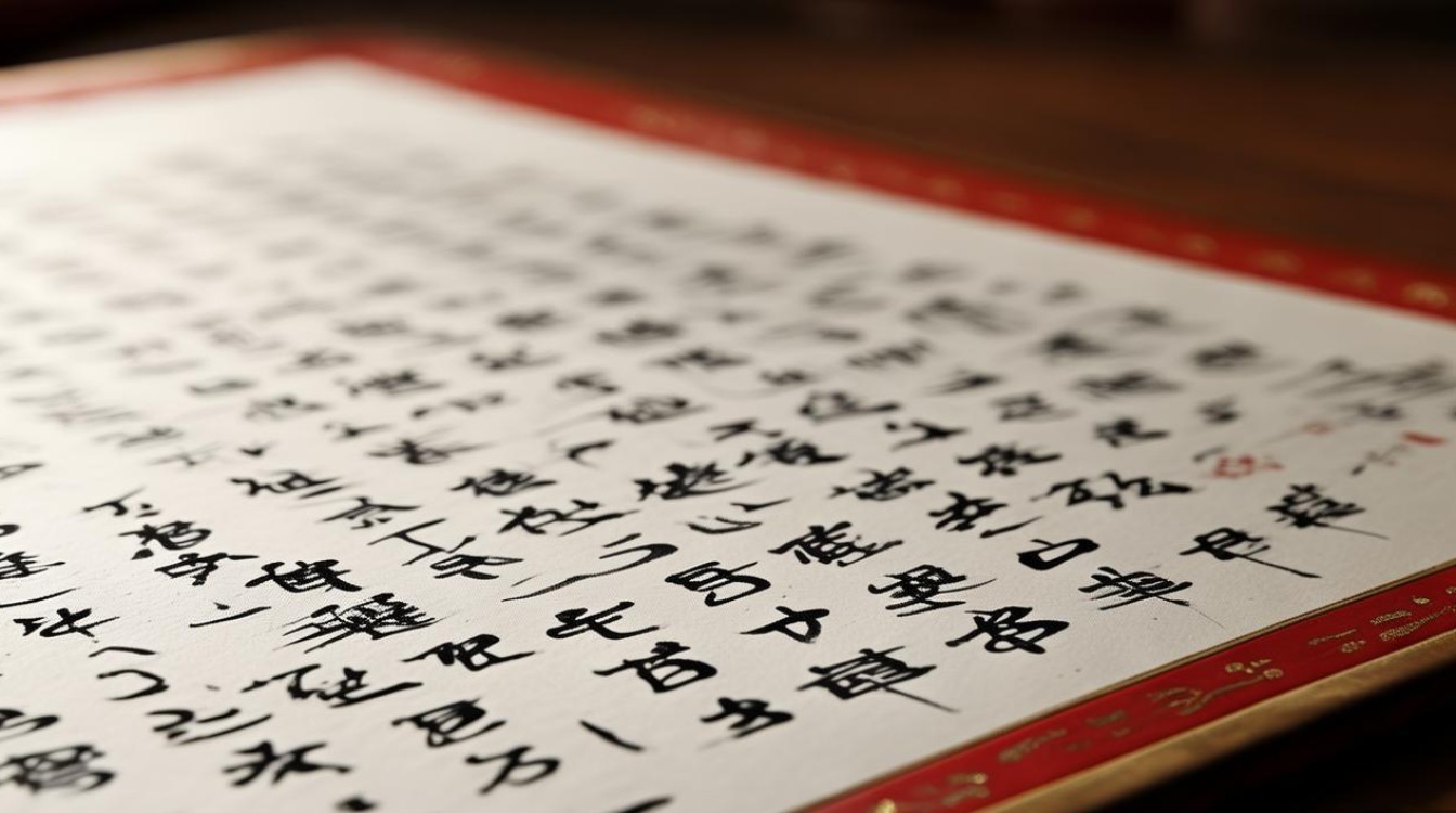 之字楷书书法