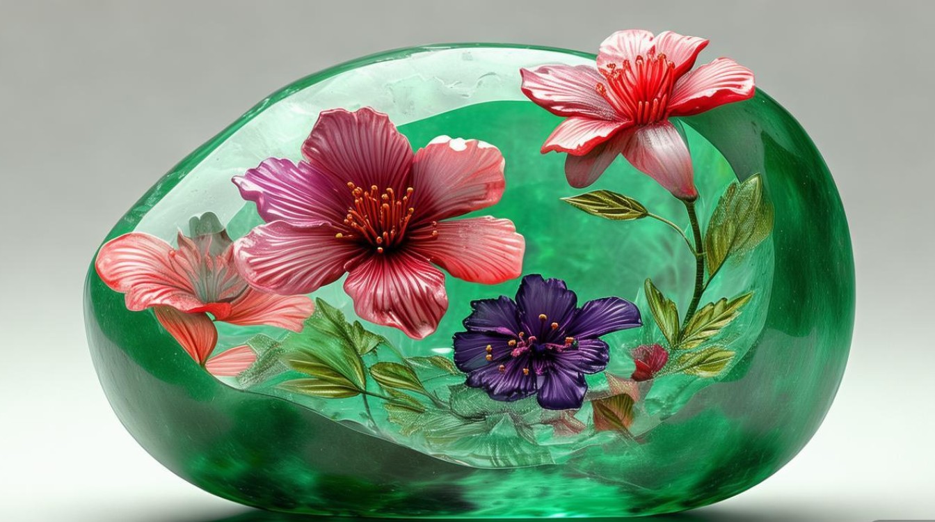 翡翠里面有花