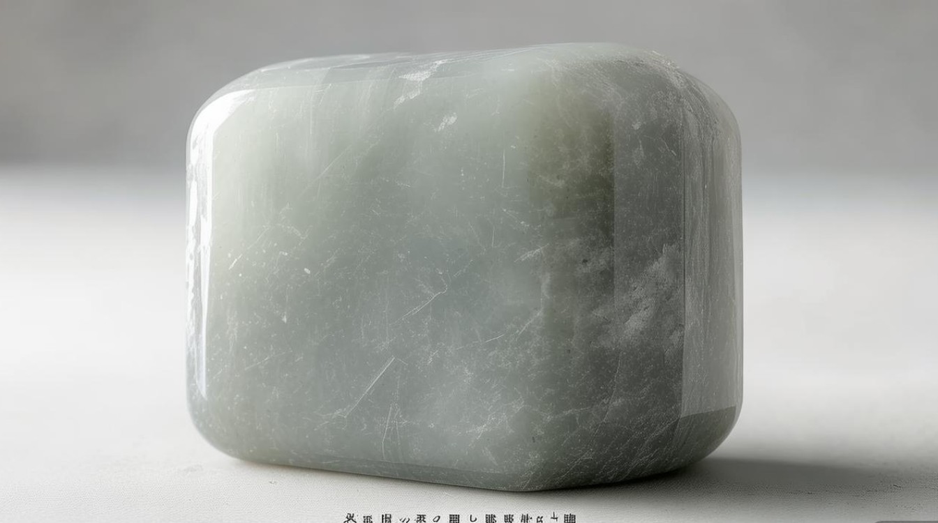 糯种翡翠灰色