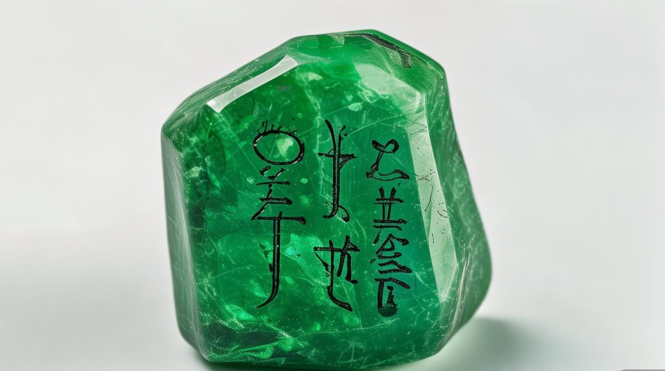白底正阳绿翡翠